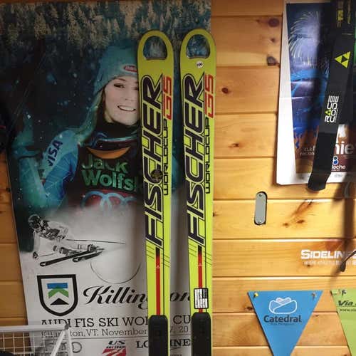 Fischer World Cup 195 27m GS Race Skis