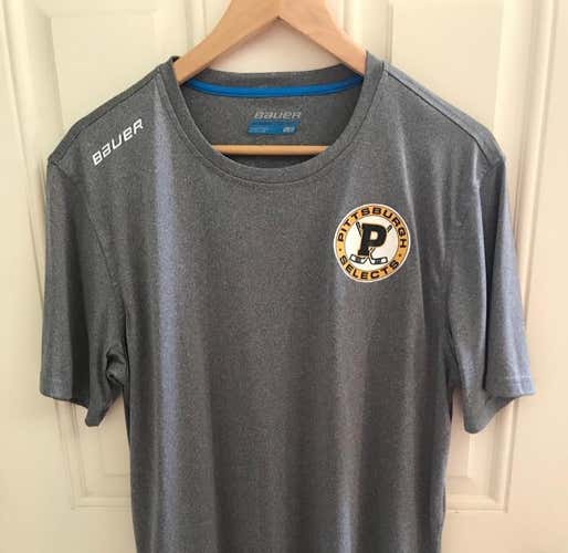 Bauer Team Tech L T Shirt Pittsburgh Selects AAA