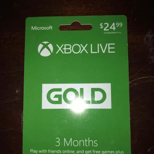 3 Months Of Xbox Live