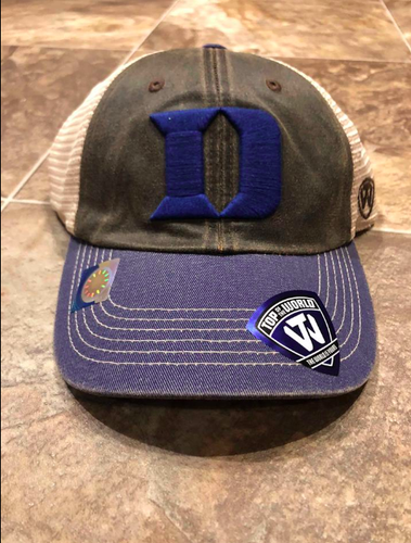 BRAND NEW Duke Lacrosse Hat Snapback (w/stickers)