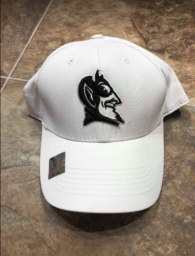 NEW Fitted Duke Blue Devils Hat (w/stickers)