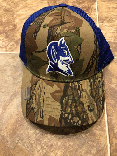 NEW Duke Blue Devils Camo Mesh Hat
