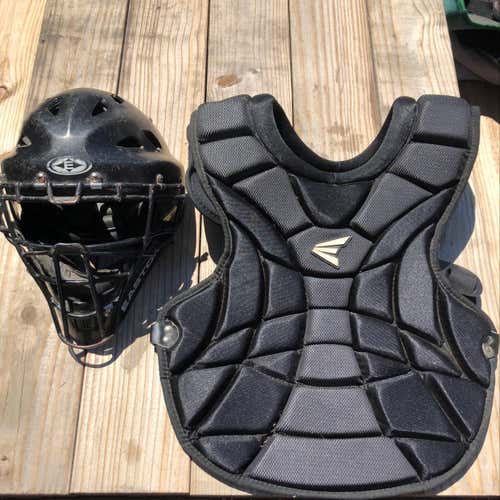 Easton Catchers Chest Protector And Helmet