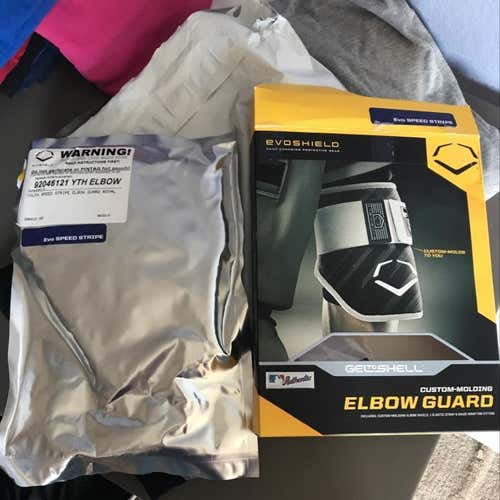 Youth Evoshield Elbow Guard (Blue Speed Stripe)