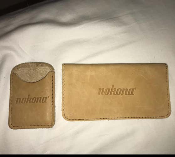 Nokona Card Holder And Checkbook