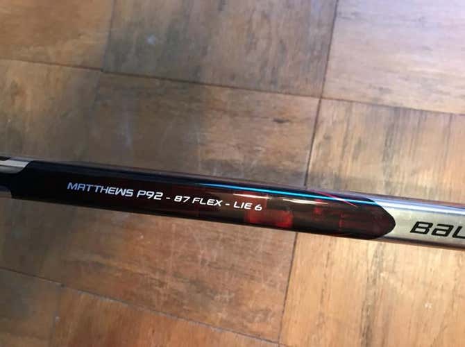 New Bauer 1X Lite Right, 87 Flex, P92, Grip, Lie 6