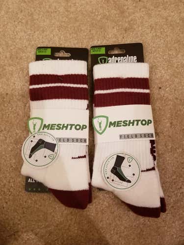 Brand New Maroon Adrenaline Mesh Top Large/XL Size 9-12