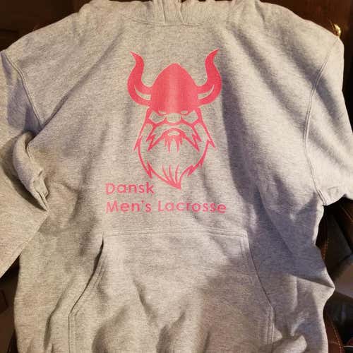 Denmark Lacrosse Hoodie, Gorm in Red (3x)