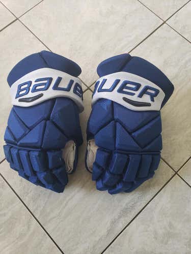 Bauer 1x Maple leafs mitts, new digital palms, 14s