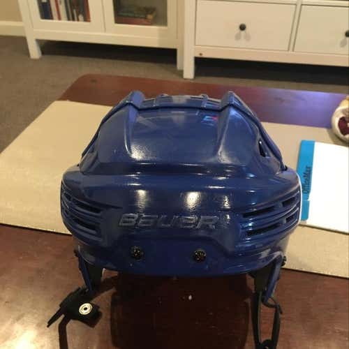 Blue Bauer Reakt 200 Helmet (Bauer’s Most Protective Helmet)