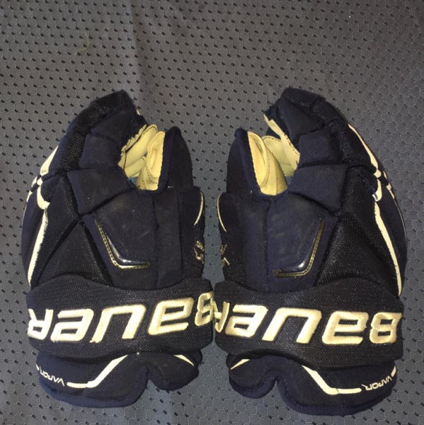 Pro Stock Bauer APX2 14” Navy Blue Gloves - *Great Condition*