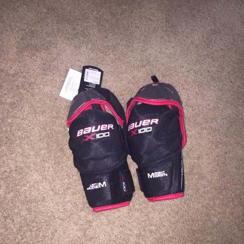 NWT Bauer x100 Elbow Pads Medium