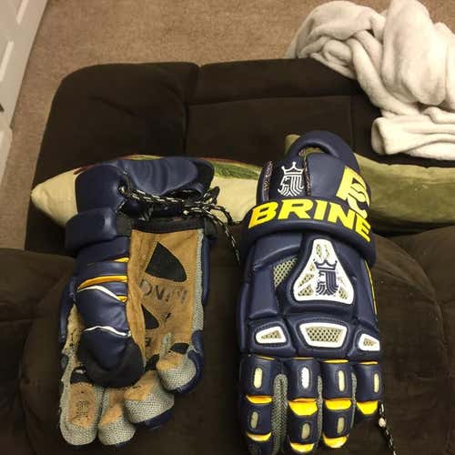 Brine King 4 Goalie Gloves Lacrosse— Custom