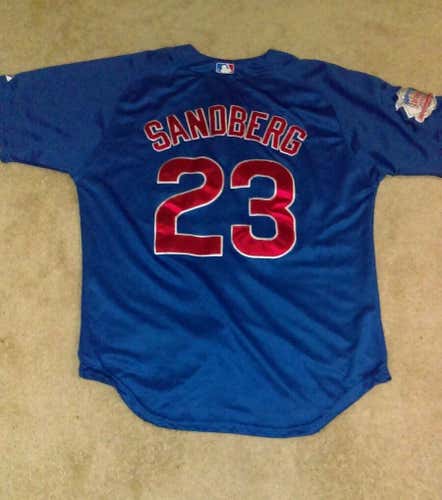 Majestic Chicago Cubs Away Jersey Ryne Sandberg #23
