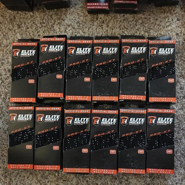 3 Black 120” Hockey Laces