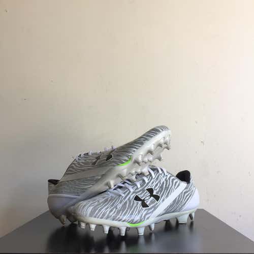 Under Armour Reflective Metallic Tiger Striped Cleats Sz 12