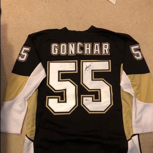 Sergei Gonchar Penguins Jersey Autographed