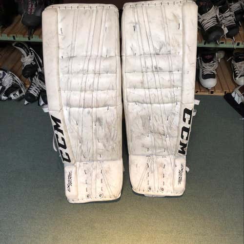 33+1” CCM Extreme Flex 860 Goalie Pads White