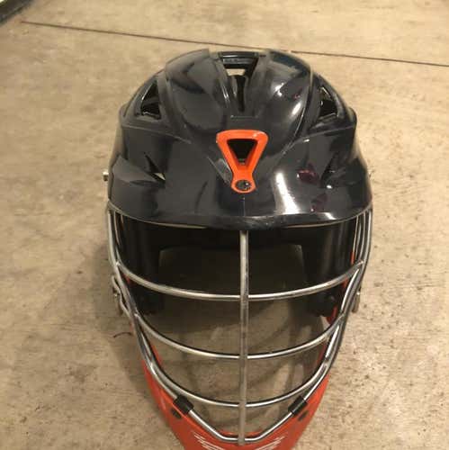 Cascade R Lacrosse Helmet - Blue and Orange