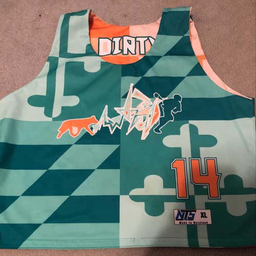 Dirty Dingos Pennie Pinnie Practice Jersey Sz XL