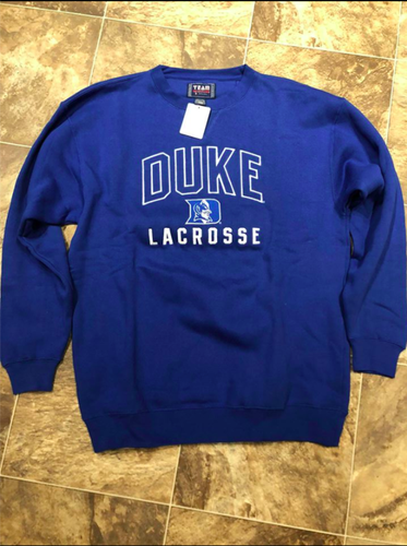 NWT Duke Lacrosse Crewneck Sweatshirt