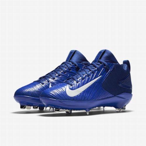 Nike Trout 3 Pro sz 8 Royal Blue White 856498 447 Mid Force Zoom Metal Cleat