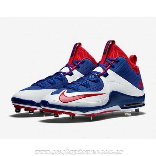 Nike Air MVP Pro Metal 2 sz 13 Royal Blue Red White Chicago Cubs USA 684687 461