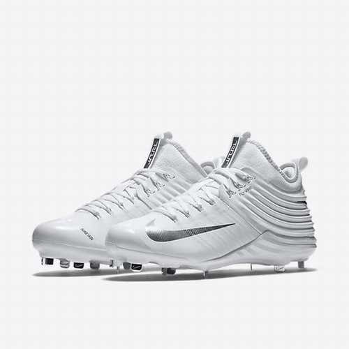 Nike Lunar Trout 2 Metal sz 11 White 807127 100 Zoom Vapor Pro Huarache Grey