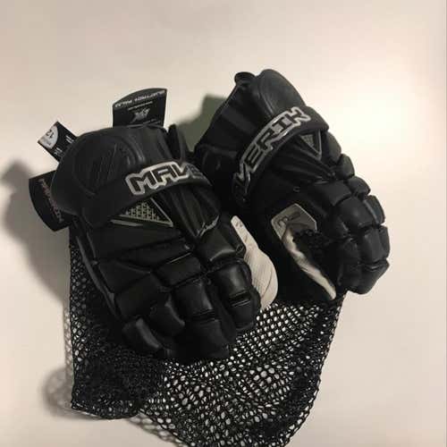 Maverik Max Gloves, Black, Medium, Brand New