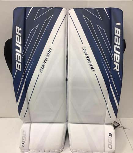 New Bauer Supreme S190 Goalie Leg Pads Senior 34”+1”