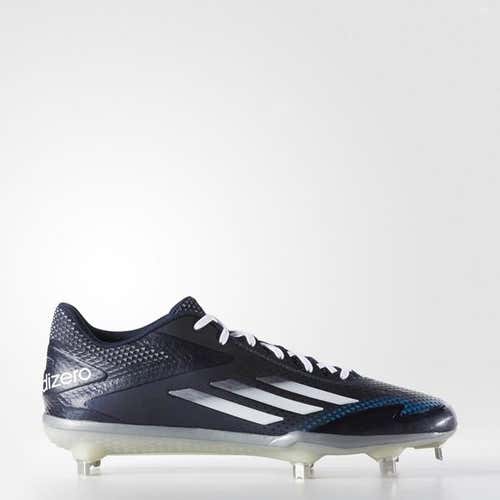 Adidas Afterburner 2.0 sz 12 S84704 Navy White Metal Baseball Cleat