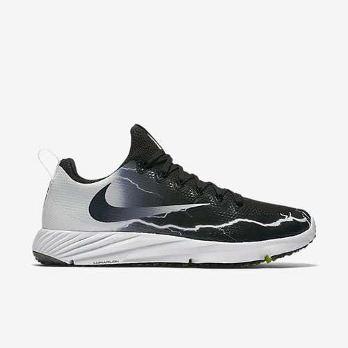 Nike Vapor Speed Turf Football Trainer sz 13 Black White 847100 010 Lightning