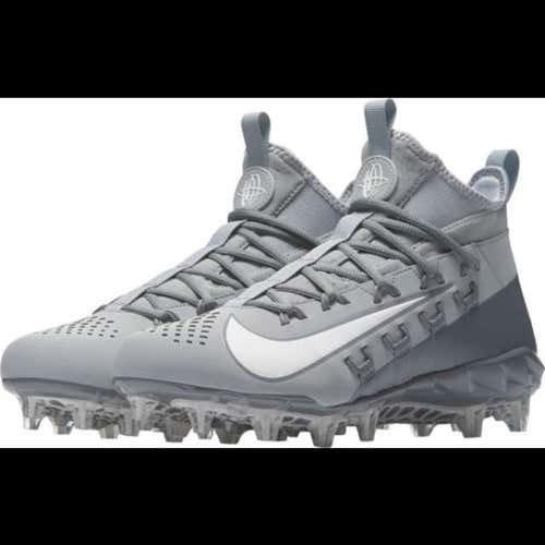 Nike Alpha Huarache Elite 6 sz 12 Grey White 880409 011 Menace Untouchable LAX