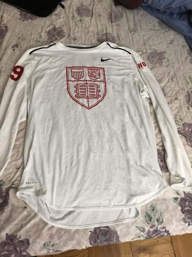 Cornell Lacrosse Nike Dry Fit Team Issue Long Sleeve Warmups