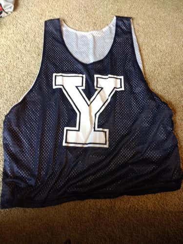 Yale Lacrosse #6 Practice Pinnie (reversible)