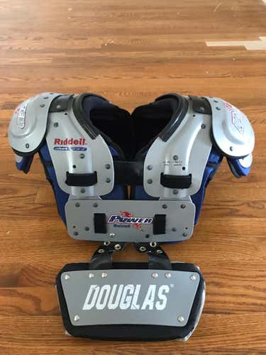Riddell SPK Power Shoulder Pads + Back Plate