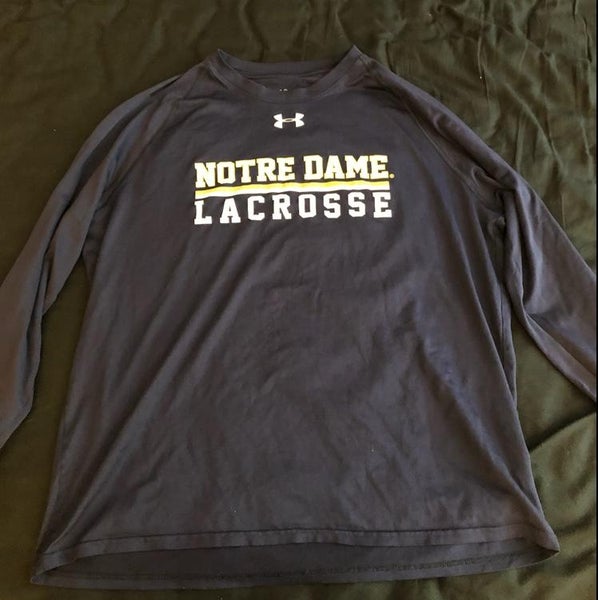 Notre Dame Lacrosse Team-issued Long Sleeve Shooter
