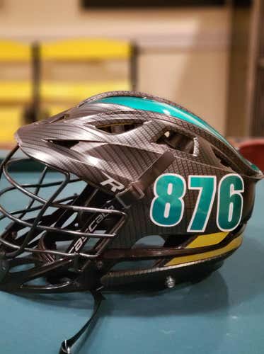 Jamaica National Team Helmet on Carbon Fiber R