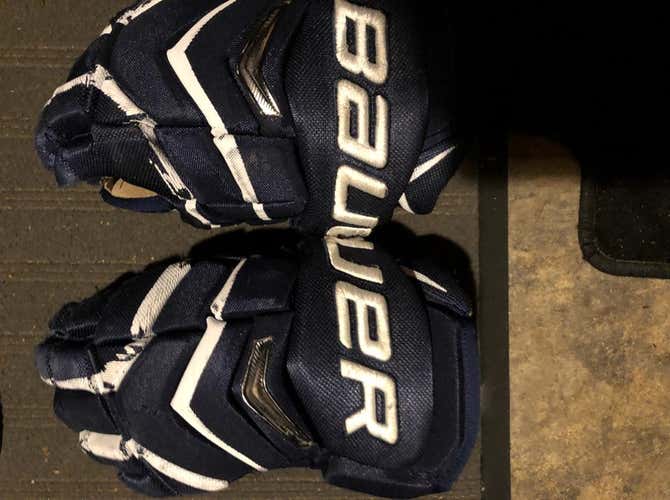 Used Bauer Supreme NXG Gloves Size 13 Total One