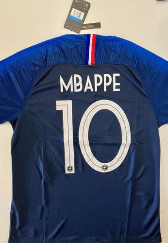 New MBAPPE FRANCE Nike FIFA WOLD CUP CHAMPION 2018 SOCCER HOME JERSEY