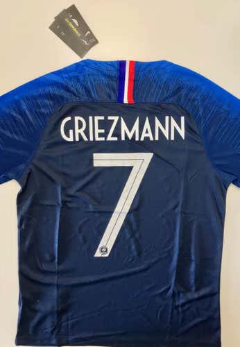 New GRIEZMANN FRANCE Nike FIFA WOLD CUP CHAMPION 2018 SOCCER HOME JERSEY