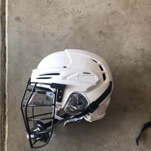 Brand New Warrior Box Lacrosse Helmet W/ Fatboy Facemask