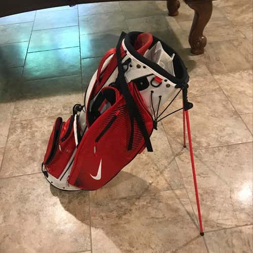 Nike Sport Lite Golf Bag Red/white
