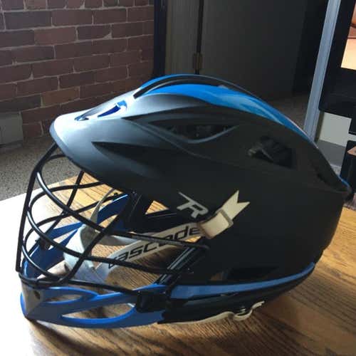 Matte Black/Hopkins Blue Cascade R Helmet