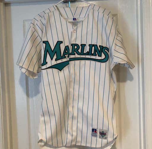 Vintage Russel Florida Marlins Jersey Sz L