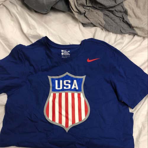 Nike USA Hockey Alternate Logo T Shirt LARGE