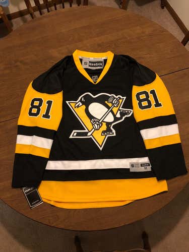New Reebok Phil Kessel Pittsburgh Penguins Black Home Jersey