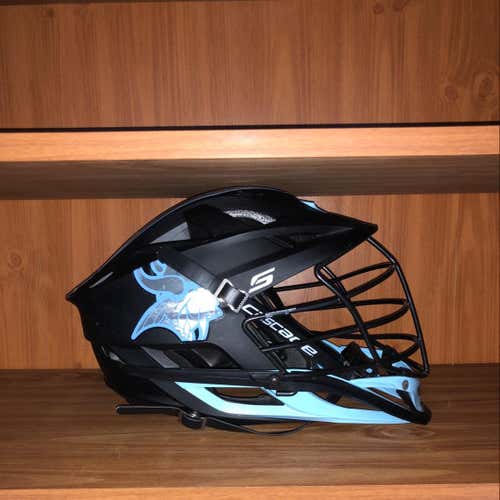 Cascade S Matte Black/Carolina Blue