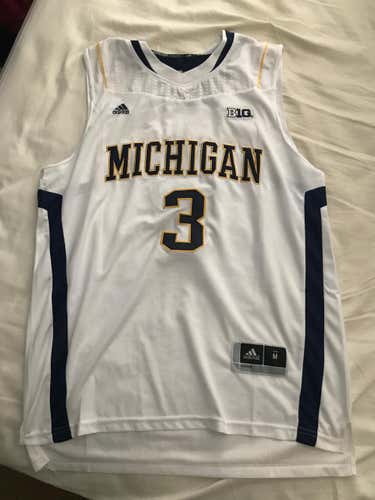 New Adidas Trey Burke Michigan Jersey