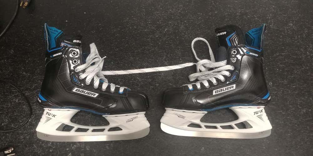 Bauer Nexus N9000 Skates Senior 9.5D with LS4 Steel